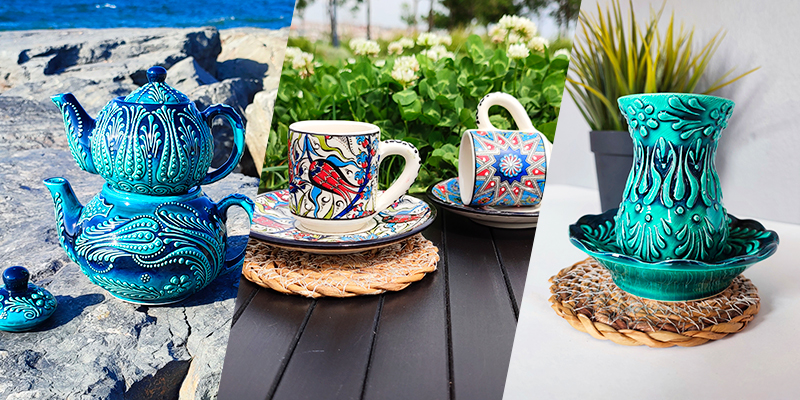 Turkish coffee cups and sets, tea mugs collection