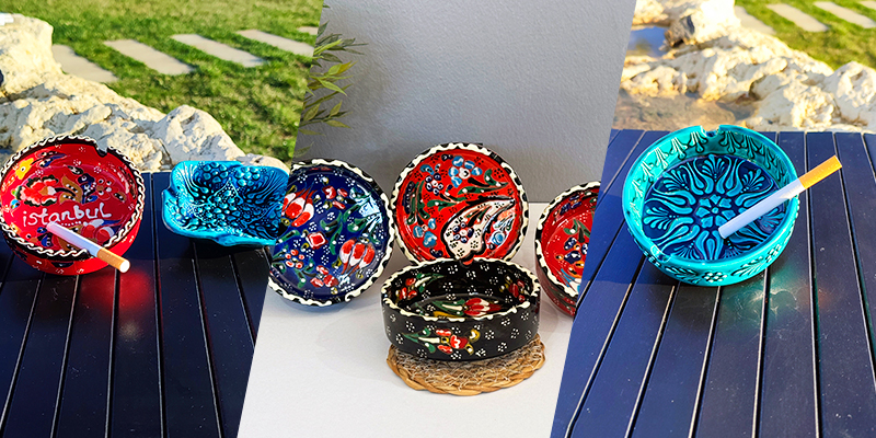 Ashtrays: small and big, amazing and wonderful